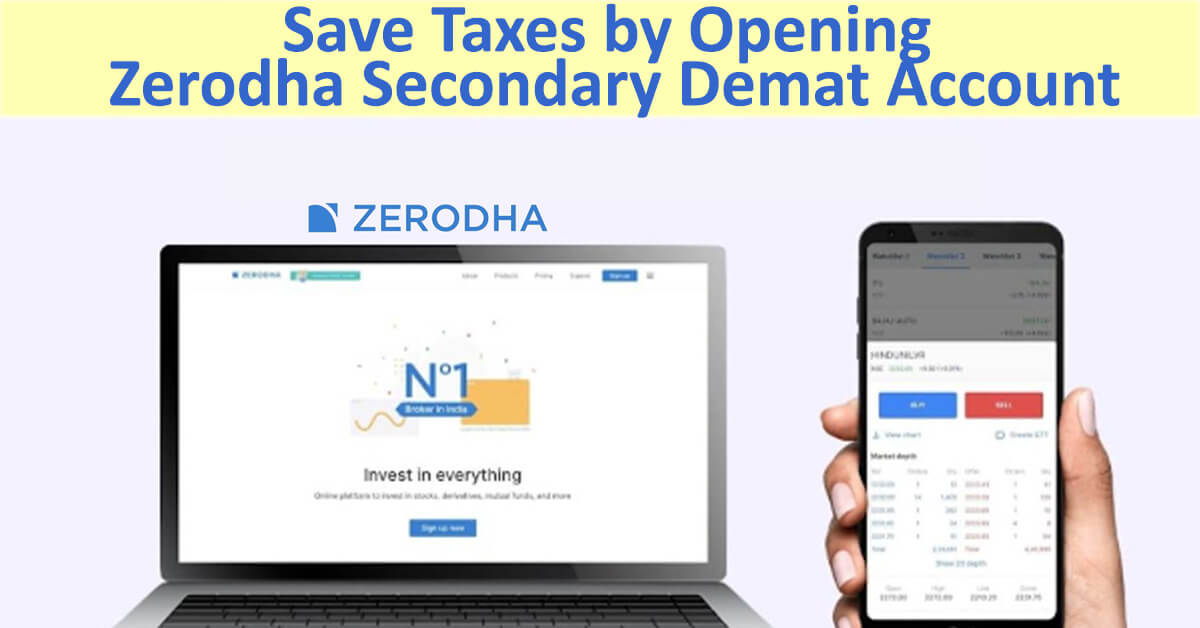Zerodha Secondary Demat Account